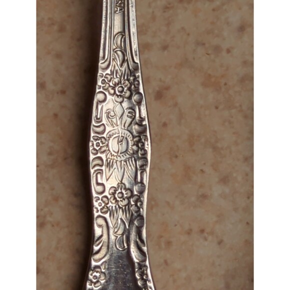 Northland CAROLINA Spoons Fork Korea Stainless Flatware Floral Rose - Picture 10 of 12